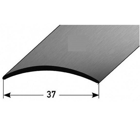 Auer Übergangsprofil Dordrecht Höhe 4.5 mm Breite 37 mm Übergangsschiene Edelstahl von Auer Metallprofile