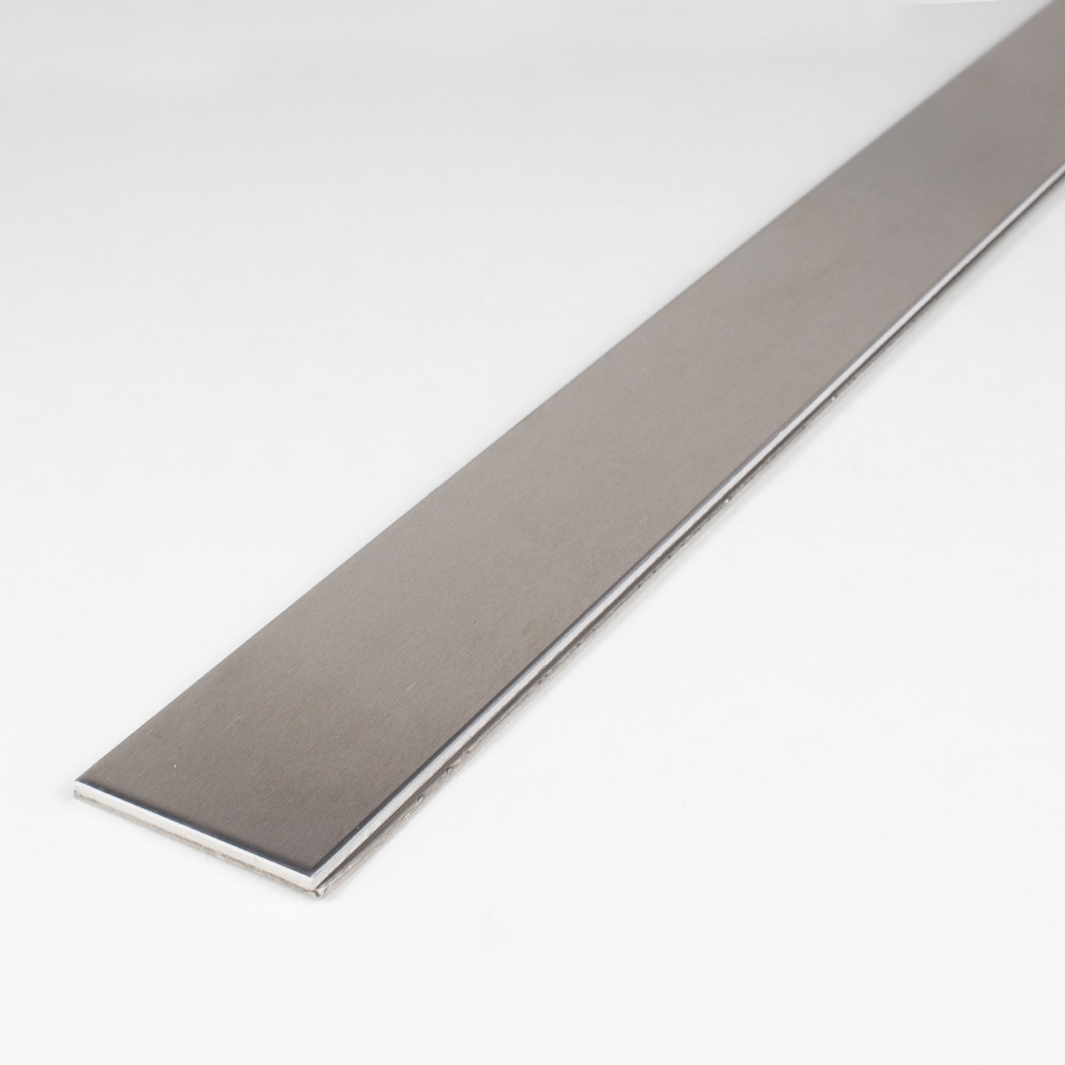 Auer Übergangsprofil Höhe 5 - 8 mm Breite 50 mm Verbundschwelle Edelstahl Aluminium verklebt von Auer Metallprofile