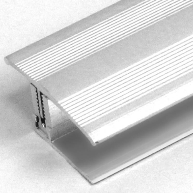 Auer Übergangsprofil Yorkton B 35 mm Einfasshöhe 12 - 22 mm Übergangsschiene Alu eloxiert von Auer Metallprofile