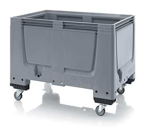 1x Auer Big Box mit Rollen 120x80x93 * Palettenbox * Großbox * Bigbox 120x80 * Paletten Behälter von Auer Packaging