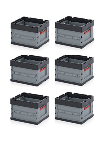 Auer Packaging 6x Profi-Faltbox 40 x 30 x 27 inkl. gratis Zollstock * 6er Set von Auer Packaging