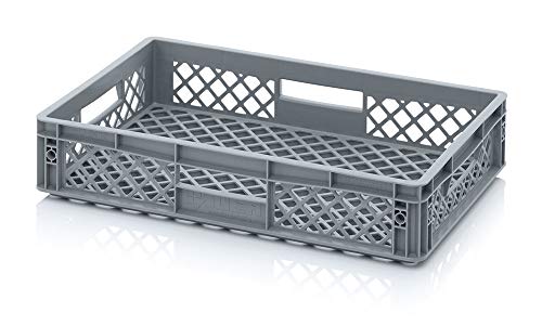 Auer Eurobehälter durchbrochen EO 64/12 Bäckerkiste 60x40x12cm, 22L Lager- und Transportbox stapelbar Eurobox Lebensmittelkorb Bäckerkiste Auer Eurobehälter durchbrochen EO 64/12 Bäckerkiste 60x40x12cm, 22L Lager- und Transportbox stapelbar Eurobox Lebensmittelkorb Bäckerkiste von Auer Packaging