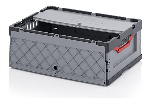 Auer Faltbox 60 x 40 x 22 mit Deckel faltbare Aufbewahrungsbox klappbare Transportbox 60x40x22 von Auer Packaging