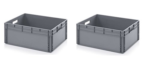 Auer Packaging 2x Eurobehälter 80 x 60 x 32 inkl. gratis Zollstock 2er Set Auer Packaging 2x Eurobehälter 80 x 60 x 32 inkl. gratis Zollstock 2er Set von Auer Packaging