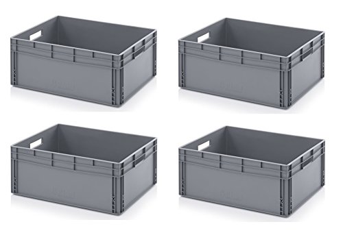 Auer Packaging 4x Eurobehälter 80 x 60 x 32 inkl. gratis Zollstock 4er Set Auer Packaging 4x Eurobehälter 80 x 60 x 32 inkl. gratis Zollstock 4er Set von Auer Packaging