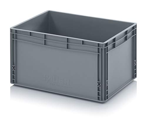 Auer Packaging Eurobehälter-Eurobox 60 x 40 x 32 cm, Lagerbox Plastikbox Kunststoffbehälter große Box Plastikkiste stapelbar stabil 60x40x32 für Transport und Lagerung Auer Packaging Eurobehälter-Eurobox 60 x 40 x 32 cm, Lagerbox Plastikbox Kunststoffbehälter große Box Plastikkiste stapelbar stabil 60x40x32 für Transport und Lagerung von Auer Packaging
