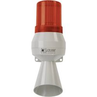 Auer Signalgeräte Kombi-Signalgeber KLF Rot Blitzlicht, Einzelton 230 V/AC von AUER SIGNALGERÄTE