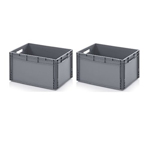 2x Eurobehälter 60 x 40 x 32 inkl. gratis Zollstock 2er Set von Auer Verlag i.d.AAP LW