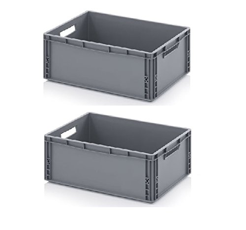 Auer Packaging 2x Eurobehälter 60 x 40 x 22 inkl. gratis Zollstock 2er Set Auer Packaging 2x Eurobehälter 60 x 40 x 22 inkl. gratis Zollstock 2er Set von Auer Packaging