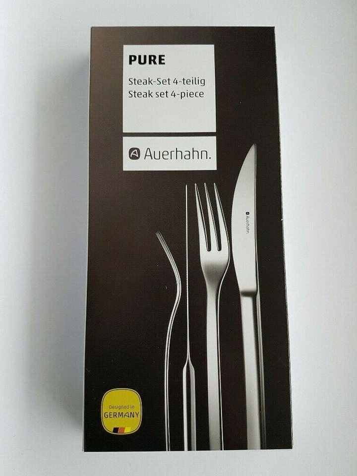 Auerhahn Besteck-Set Auerhahn Steakbesteck Set- 4 Teilig Pure 18/10 Rostfrei (1-tlg) von Auerhahn