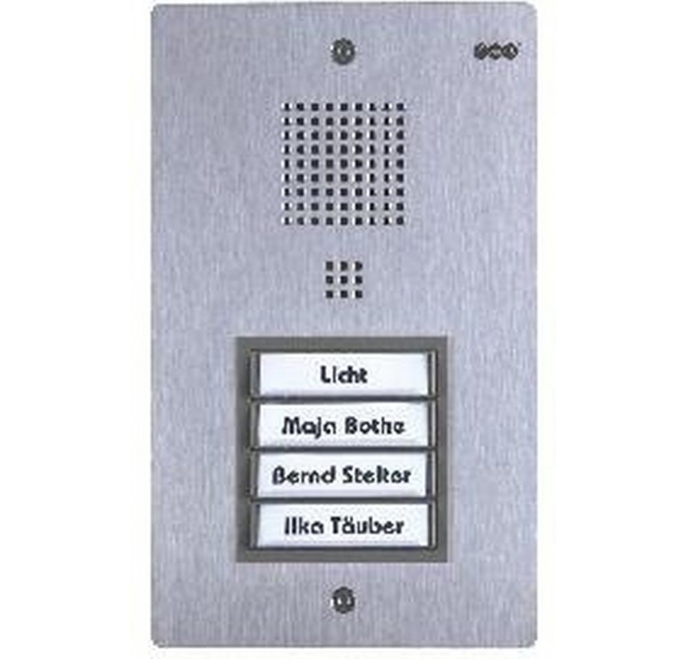 Auerswald Überwachungskamera (privater Haushalt, Hochwertiges Edelstahl-Design) von Auerswald