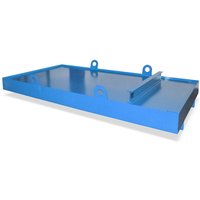 Bauer® Auffangwanne für Container, HxBxT 560 x 3.300 x 2.030 mm, Auffangvolumen 1.276 l, lichtblau von Bauer®