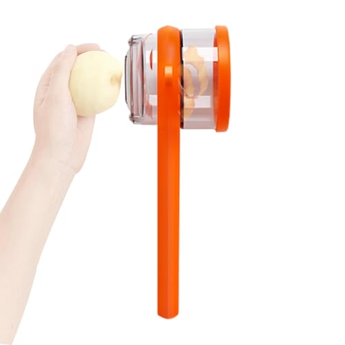 Aufquwk Schäler mit Aufbewahrungsbox,Obstschäler mit Behälter,Doppelseitiger Edelstahlschneider Kartoffelschäler - Multifunktionsschäler, Küchenschälgerät für Karotten, Kartoffeln Aufquwk Schäler mit Aufbewahrungsbox,Obstschäler mit Behälter,Doppelseitiger Edelstahlschneider Kartoffelschäler - Multifunktionsschäler, Küchenschälgerät für Karotten, Kartoffeln von Aufquwk