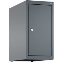 C+P Aufsatzschrank für Kleiderspind Serie Classic PLUS, 1 Abteil Breite 250 mm, anthrazitgrau, anthrazitgrau, Zylinderschloss von C+P