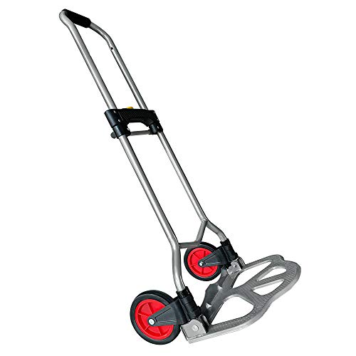 AUFUN Sackkarre klappbar bis 60 kg Transportkarre Stapelkarre Handkarre Kistenkarre Transportkarre Höhenverstellbar Ladefläche mit Anti-Rutsch-Pads AUFUN Sackkarre klappbar bis 60 kg Transportkarre Stapelkarre Handkarre Kistenkarre Transportkarre Höhenverstellbar Ladefläche mit Anti-Rutsch-Pads von AufuN