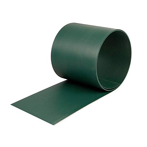 AufuN 10 Stück Hart PVC Sichtschutzstreifen Sichtschutz Windschutz Garten Doppelstabmattenzaun für Gartenzaun, Balkon, Grün von AufuN
