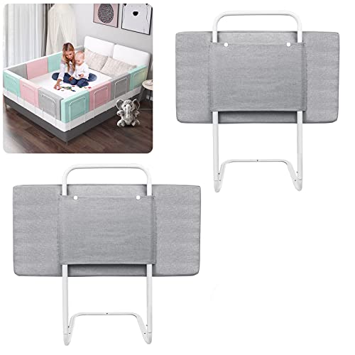 AufuN Bettgitter Baby Bettschutzgitter 50cm, Höhenverstellbar Kinderbettgitter Rausfallschutz für Bett, 5-Loch Verstellbare Seitenschutz, Leinen Grau. AufuN Bettgitter Baby Bettschutzgitter 50cm, Höhenverstellbar Kinderbettgitter Rausfallschutz für Bett, 5-Loch Verstellbare Seitenschutz, Leinen Grau. von AufuN