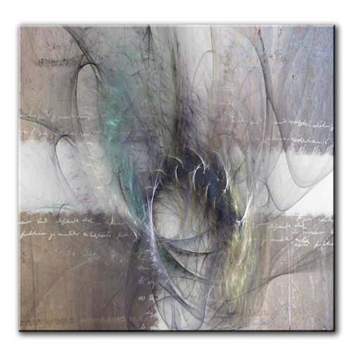 60x60cm exklusiver abstrakter Kunstdruck von Paul Sinus Art - Leinwand auf Keilrahmen in toller Optik - Auspacken Aufhängen - Fertig - Qualität aus Deutschland - modern stilvoll für Wohnzimmer, Schlafzimmer Büro usw. wunderbare Geschenkidee - günstig und wertig zu gleich von Augenblicke Wandbilder