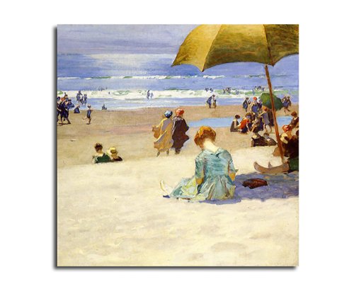 Augenblicke Wandbilder Pothast_Edward_Hourtide_60x60cm_- Wandbild Leinwanddruck vom Originalgemälde Alte Meister auf Leinwand von Augenblicke Wandbilder