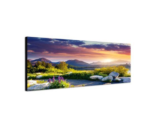 Augenblicke Wandbilder - Hohe Tatra Nationalpark 150x50cm Panorama Wandbild auf Leinwand - Querformat, Naturfarben (Natural colors), für Wohnzimmer, Schlafzimmer, Büro Augenblicke Wandbilder - Hohe Tatra Nationalpark 150x50cm Panorama Wandbild auf Leinwand - Querformat, Naturfarben (Natural colors), für Wohnzimmer, Schlafzimmer, Büro von Augenblicke Wandbilder