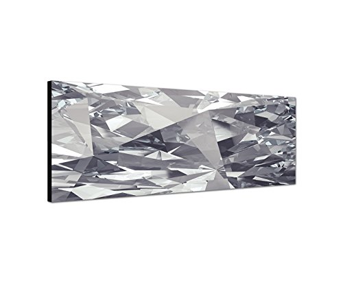 Augenblicke Wandbilder Leinwandbild als Panorama in 150x50cm Kristall Diamant Kristallglas Hintergrund von Augenblicke Wandbilder