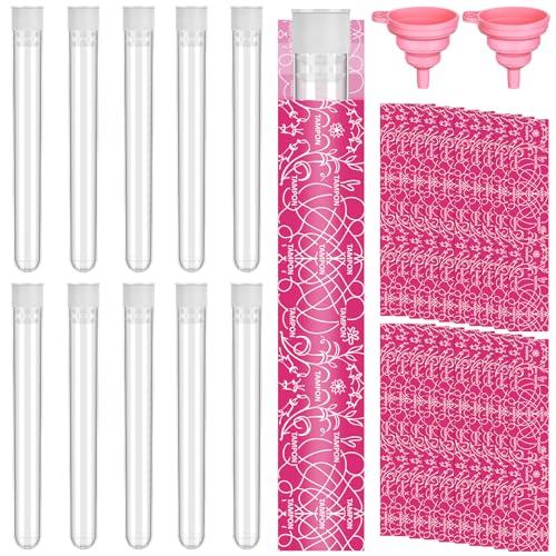 Geheimes Tamponfläschen-Set – transparente wiederverwendbare Kunststoffröhren mit Tamponverpackungen und faltbaren Silikon-Trichtern, Kunststoffröhren, Geheimfläschchen, Behälter für Kreuzfahrt Geheimes Tamponfläschen-Set – transparente wiederverwendbare Kunststoffröhren mit Tamponverpackungen und faltbaren Silikon-Trichtern, Kunststoffröhren, Geheimfläschchen, Behälter für Kreuzfahrt von Augenstern