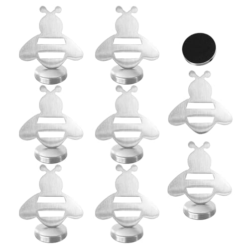 Augesak 8 Stück Tischdeckenbeschwerer Magnet Biene, Gardinenbeschwerer für Draußen, Tischdecken Gewichte Edelstahl Extra Schwer für Gardinen Duschvorhang Whiteboard Kühlschrank Augesak 8 Stück Tischdeckenbeschwerer Magnet Biene, Gardinenbeschwerer für Draußen, Tischdecken Gewichte Edelstahl Extra Schwer für Gardinen Duschvorhang Whiteboard Kühlschrank von Augesak
