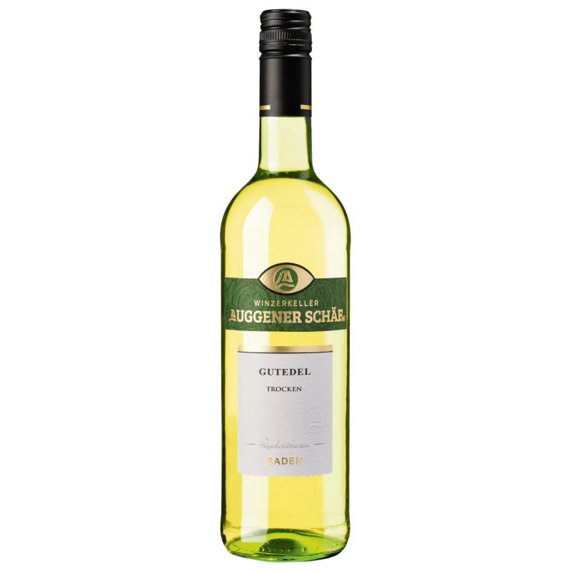 Auggener Schäf Weißwein Spargelmotiv Gutedel trocken 0,75 l von Auggener