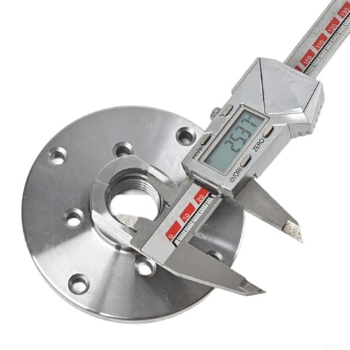 10,2 cm große Frontplatte aus legiertem Stahl für Holzdrehmaschine mit Befestigungslöchern und Kompatibilität mit 1 x 8 TPI Spindelgewinde für starken Halt von AugustknowU