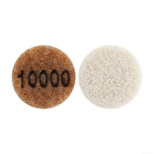 2,5 cm Schleifscheibe Polierpad zum Nass- und Trockenpolieren von Granit, Jade, Jadeit, Marmor, Beton und Steinoberflächen (Körnung 10000) von AugustknowU