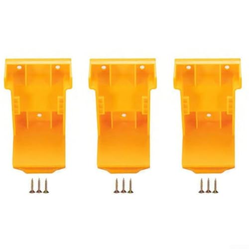 2-in-1-Werkzeug- und Batterie-Halterung für Dewalt 20 V, kompatibel mit DCB203, DCB206, DCB180 Batterien, Wand-Organizer für Werkbank (3 Stück) von AugustknowU