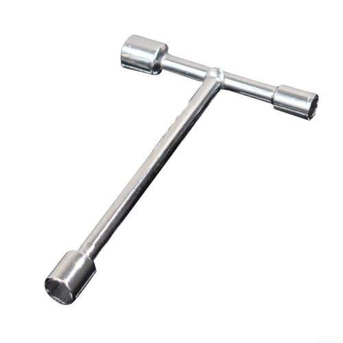 3-Wege-Steckschlüssel mit T-Griff für Reparatur, geschmiedeter Griff aus Karbonstahl und Steckschlüsselköpfen aus Chrom-Vanadium-Stahl, 819 mm (8–10–12 mm) von AugustknowU