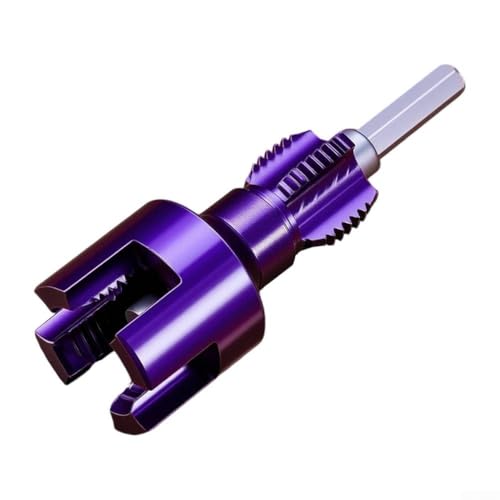 4 Punkte 6 Punkte Wasserrohr Innengewindeöffner für PPR für PVC-Kunststoffrohre Doppelendiges Design für effizientes Einfädeln, kompatibel mit elektrischen Bohrmaschinen (4 Punkte) von AugustknowU