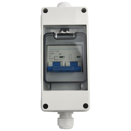 AC400V Leitungsschutzschalter mit Abzweigdose, geeignet für 10 20mm Durchmesser 2-Leiterkabel (100A) von AugustknowU