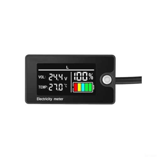 Austauschbare LCD-Batterie-Kapazitätsanzeige DC8100V mit benutzerdefinierten Batterieparameter-Einstellungen und Spannungsalarm für erhöhte Sicherheit in mehreren Anwendungen (A) von AugustknowU