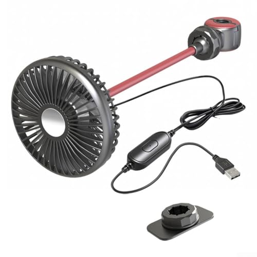Auto-Ventilator mit 3 einstellbaren Geschwindigkeiten und 360-Grad-Drehung für optimales Kühlerlebnis in Fahrzeugen Auto-Ventilator mit 3 einstellbaren Geschwindigkeiten und 360-Grad-Drehung für optimales Kühlerlebnis in Fahrzeugen von AugustknowU