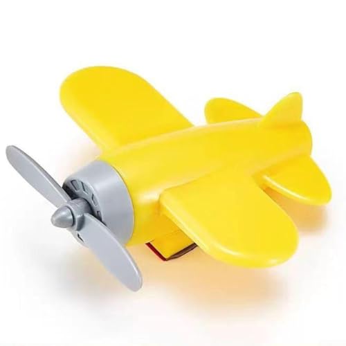 Auto und Elektrofahrzeug rotierendes kleines Flugzeug Ornament Motorrad kompatibel ABS Zubehör wetterbeständiges Design (gelb) von AugustknowU