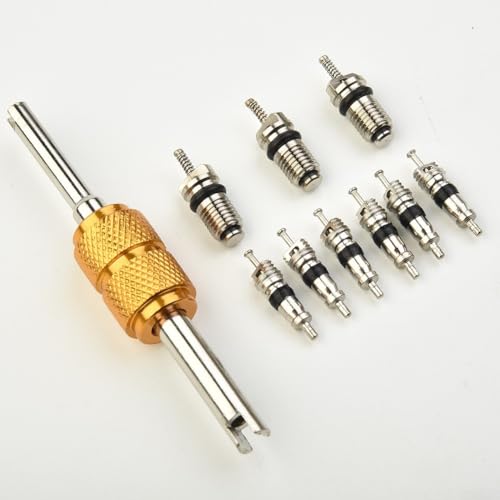 Automotive HVFor AC Valve ReplFor ACement Kit 9Pcs and 1 Remover Tool for Quick Fixes von AugustknowU
