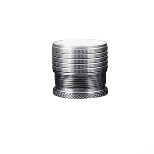 Betterhöhungen aus Aluminiumlegierung für verstellbare Möbelhöhe mit Vibrationsreduzierung (grau 23 mm) von AugustknowU