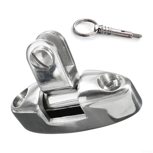 Bimini Top Swivel Side Mount Scharnier, 316 Edelstahl für zuverlässige Leistung auf Booten (C) von AugustknowU