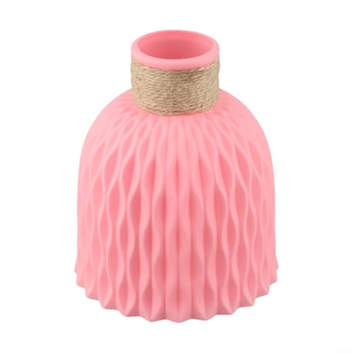 Dekorative Vase im Wasserwellen-Design, perfekt für Zuhause oder Veranstaltungen, Rosa von AugustknowU