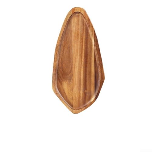 Dekoratives Tablett aus Holz zum Servieren von Desserts und Snacks, entworfen für organisierte Lebensmittelpräsentation auf Partys und besonderen Anlässen (L) von AugustknowU