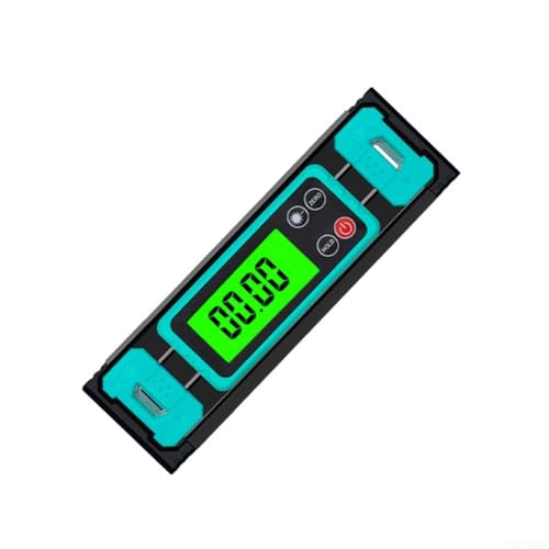 Digitales LCD-Niveaulineal mit magnetischem Winkelmesser für genaue Messung im Bau, Renovierung und Maschineninstallation (200 mm) von AugustknowU