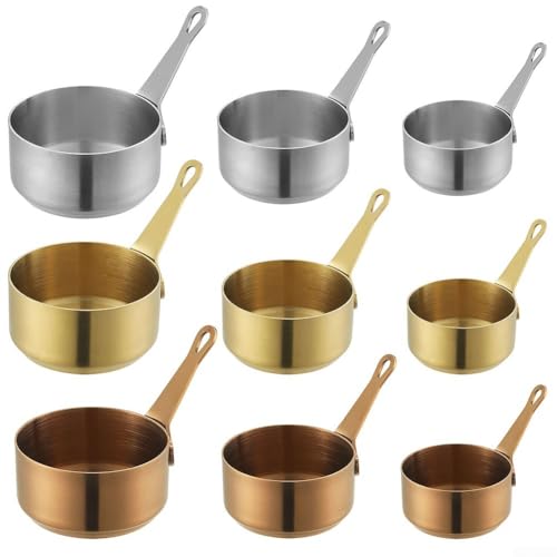 Edelstahl-Stielkasserolle, klein, unverzichtbar für Saucen und Kochen, praktischer Griff von AugustknowU