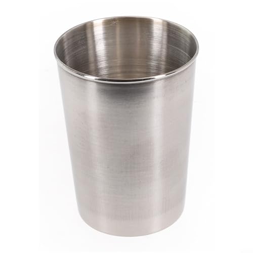 Edelstahlbecher 320 ml für Getränkeservice in Cafés und für Bars, kompaktes Design (320 ml) von AugustknowU