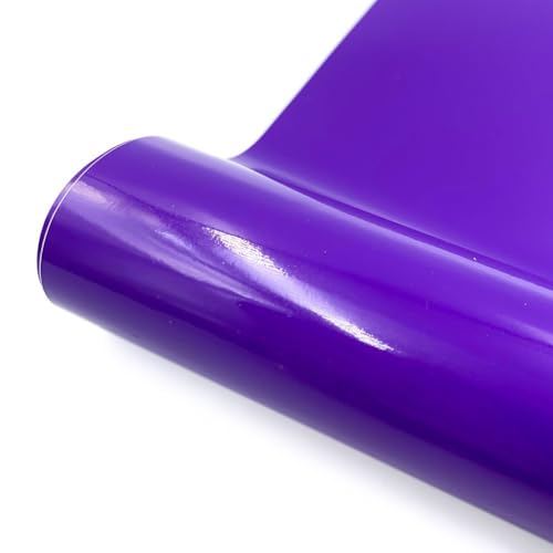 Einfach zu verwendende Vinylfolie für DIY-Projekte und kreative Bemühungen (30 cm x 100 cm, lila) von AugustknowU