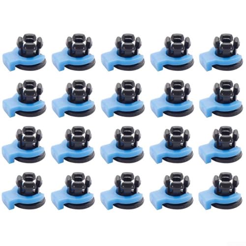 Eingebettete Klemmkupplung für 3D-Drucker-Zubehör mit ABS-Rohrkrallenschnalle für 4 mm PTFE-Schlauchanschluss und Extruderkopf-Integration (20) von AugustknowU
