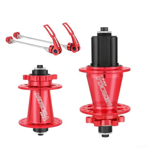 Engineered 32 Hole Disc Brake Hub with a Combination of Carbon Fiber and Aluminum Alloy for Strength (QR Red) von AugustknowU