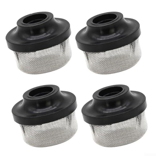 Entlüftungs-Sieb-Set für Pentair Plus und für FNS Pool und Spa D E für Filter, Edelstahl-Konstruktion mit feinem Netz für Filter (4 Stück) von AugustknowU
