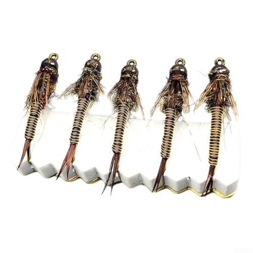 Fliegenfischen Nymphe Perlenkopf Haken Effektiver Köder für Barsch und Forellen Angeln Fliegenfischen Nymphe Perlenkopf Haken Effektiver Köder für Barsch und Forellen Angeln von AugustknowU